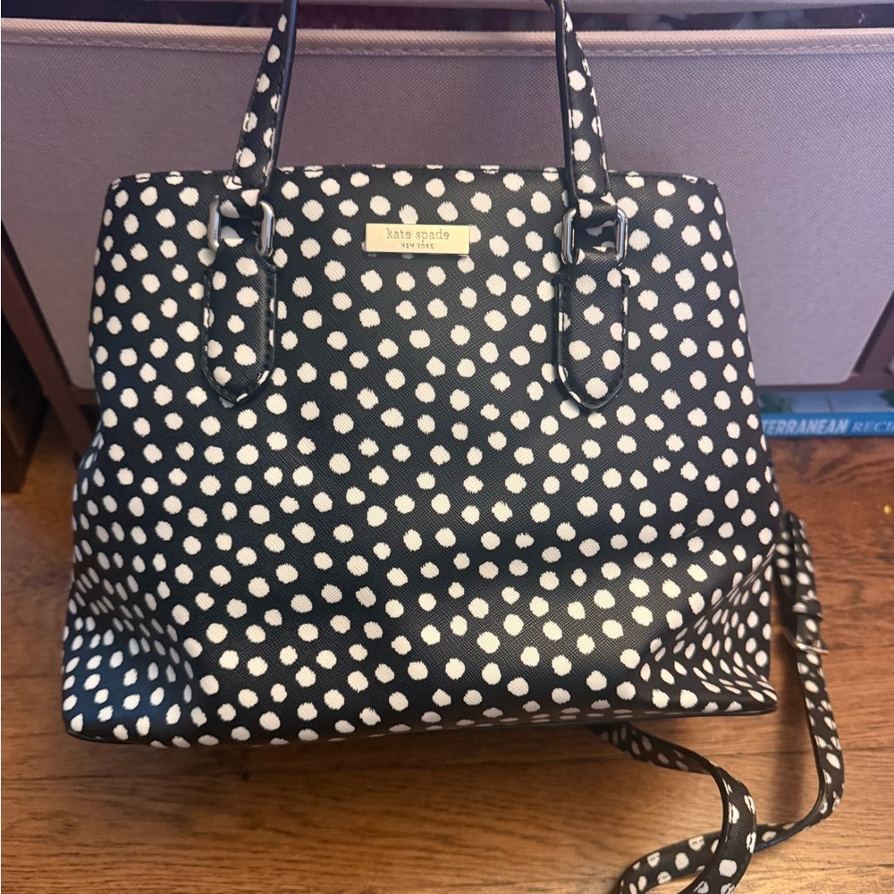 Kate Spade Black and White Polka Dot Women's Bag